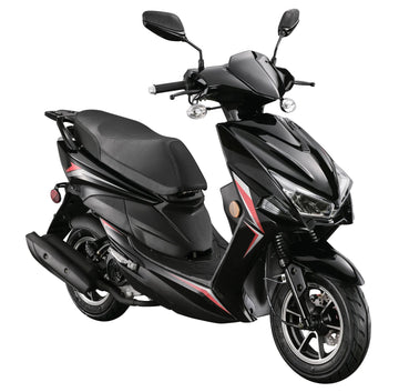 HHH 150cc Moped-X18 Street Gas Powered Adult Street Scooter | 10" Aluminum Wheels mississippipowersports